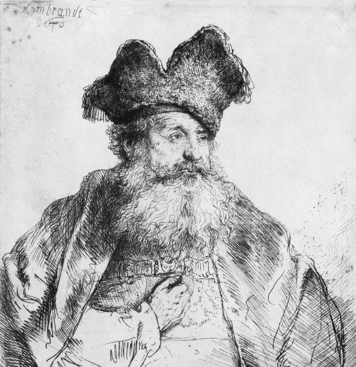Vanhan miehen muotokuva tekijältä Rembrandt van Rijn