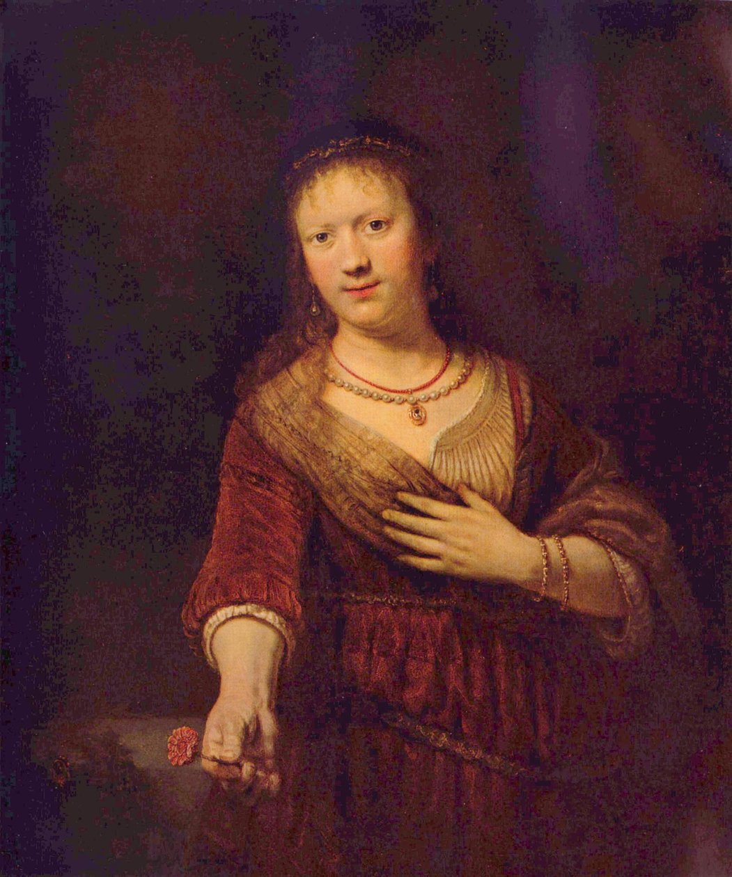 Saskia van Uylenburgh Florana tekijältä Rembrandt van Rijn