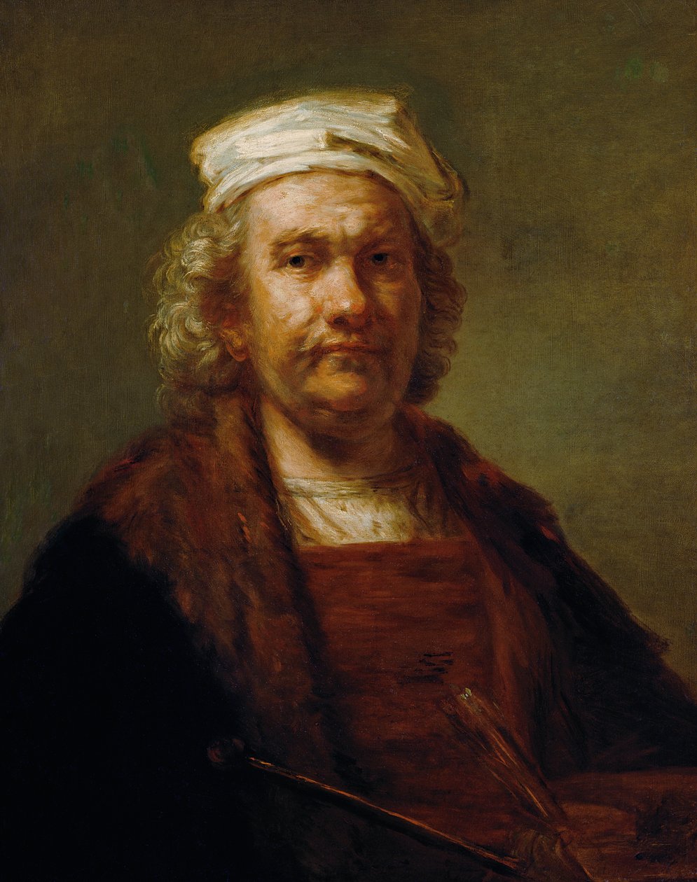 Omakuva, noin 1660-63 tekijältä Rembrandt van Rijn