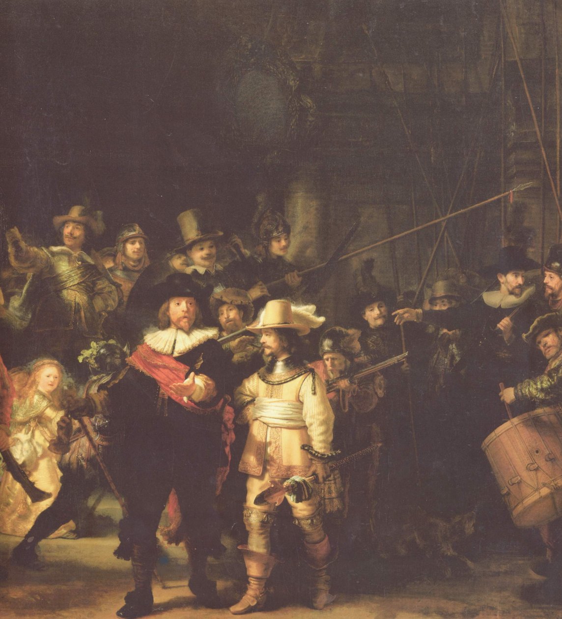 Company of Frans Banning Cocq ja Willem van Ruytenburch tekijältä Rembrandt van Rijn