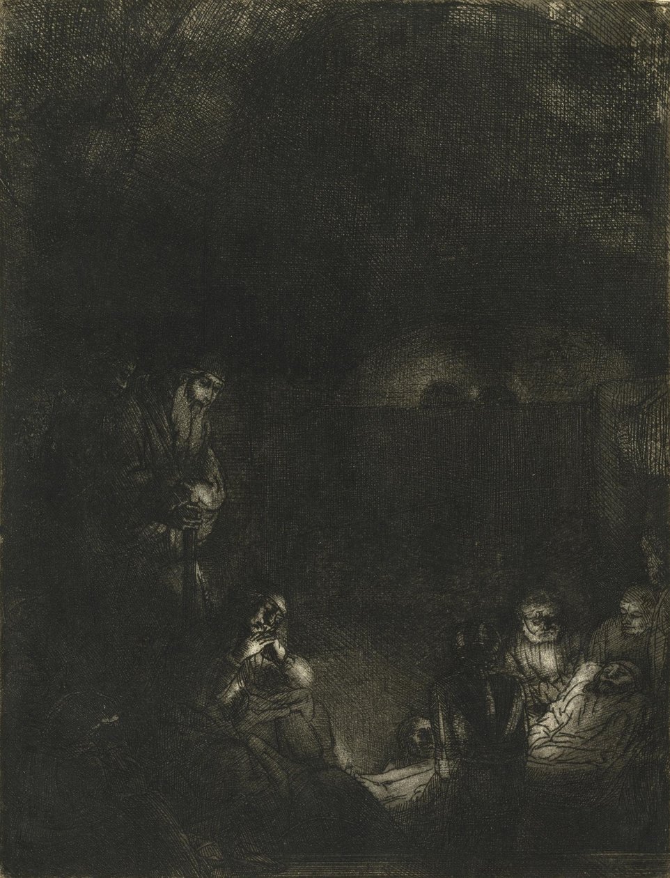 Entombment tekijältä Rembrandt van Rijn