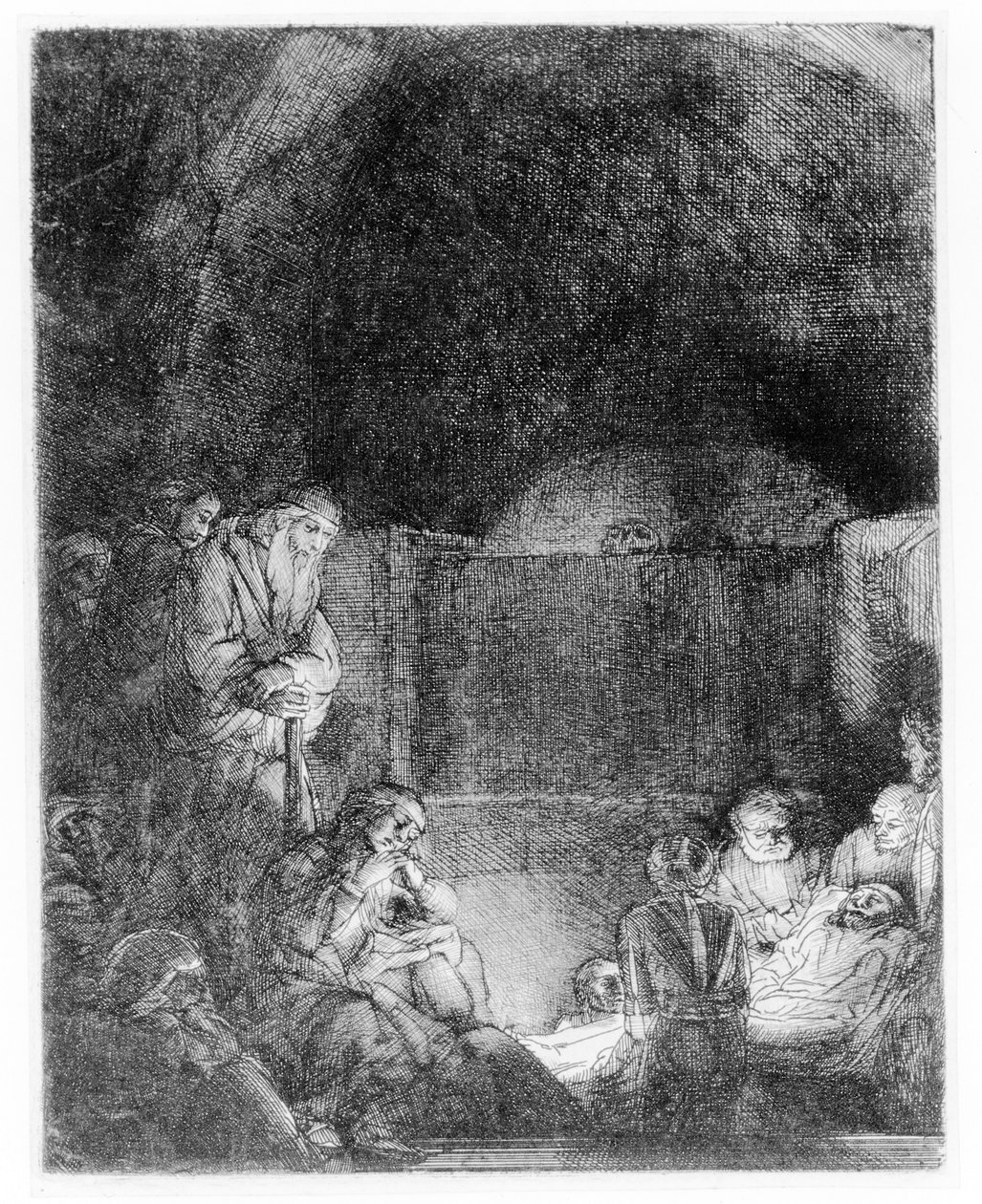 The Tombment, noin 1654 tekijältä Rembrandt van Rijn