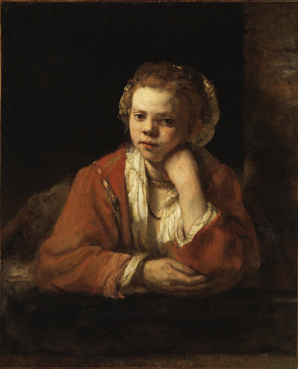 Keittiö Neito tekijältä Rembrandt van Rijn