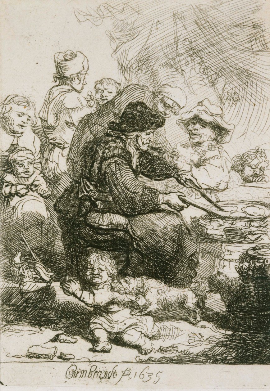 Pannukakku, osavaltio III tekijältä Rembrandt van Rijn