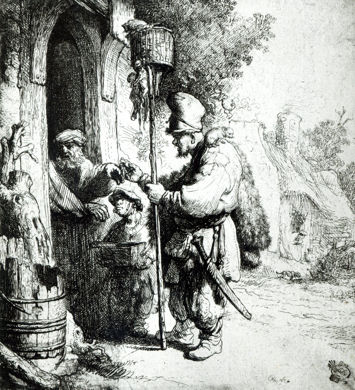 Ratchatcher, 1632 tekijältä Rembrandt van Rijn