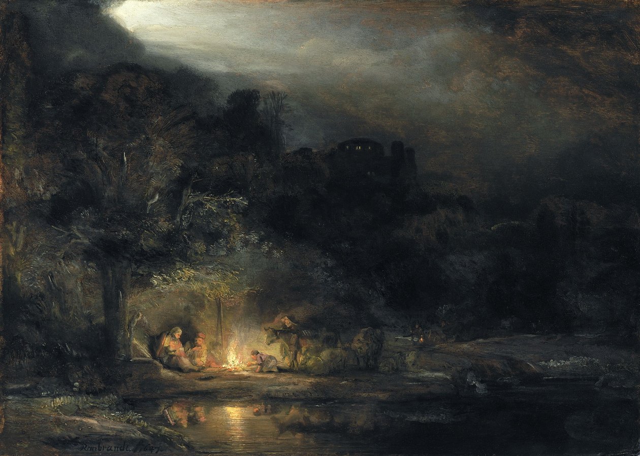 Loput lennosta Egyptiin tekijältä Rembrandt van Rijn
