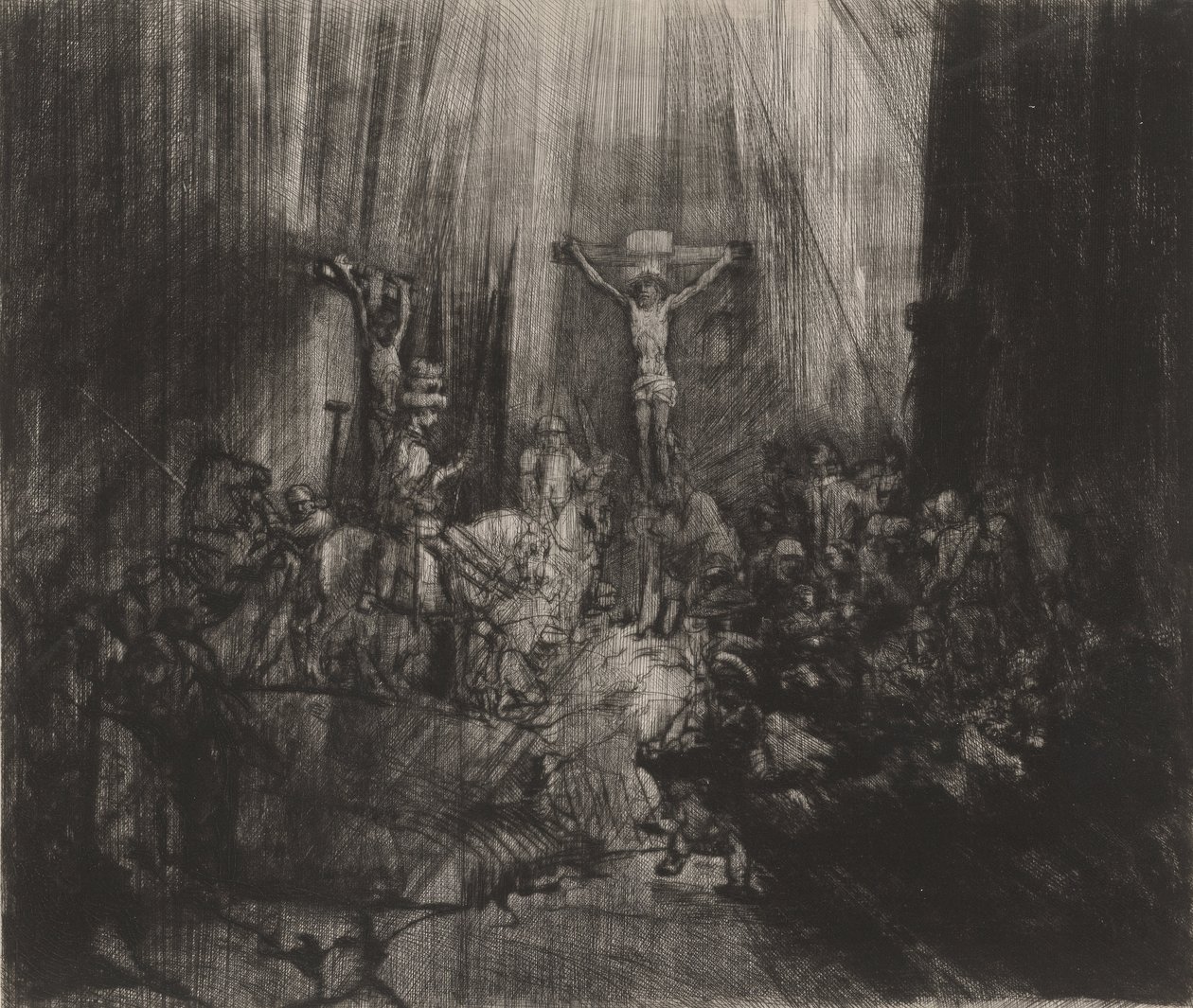 Kolme ristiä tekijältä Rembrandt van Rijn