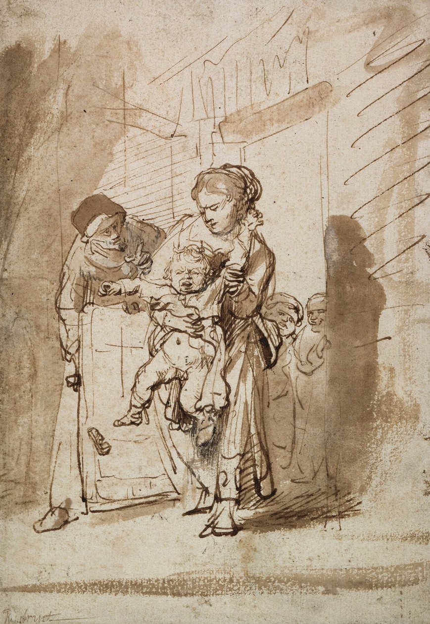 Kuriton lapsi tekijältä Rembrandt van Rijn
