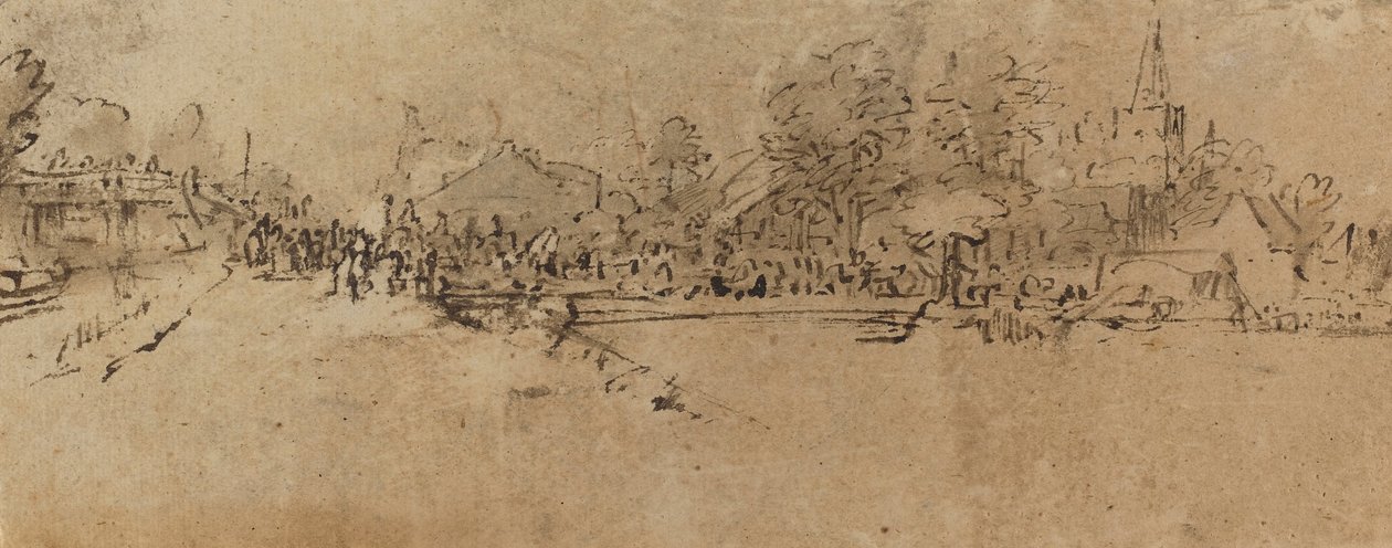 Näkymä Diemeniin tekijältä Rembrandt van Rijn