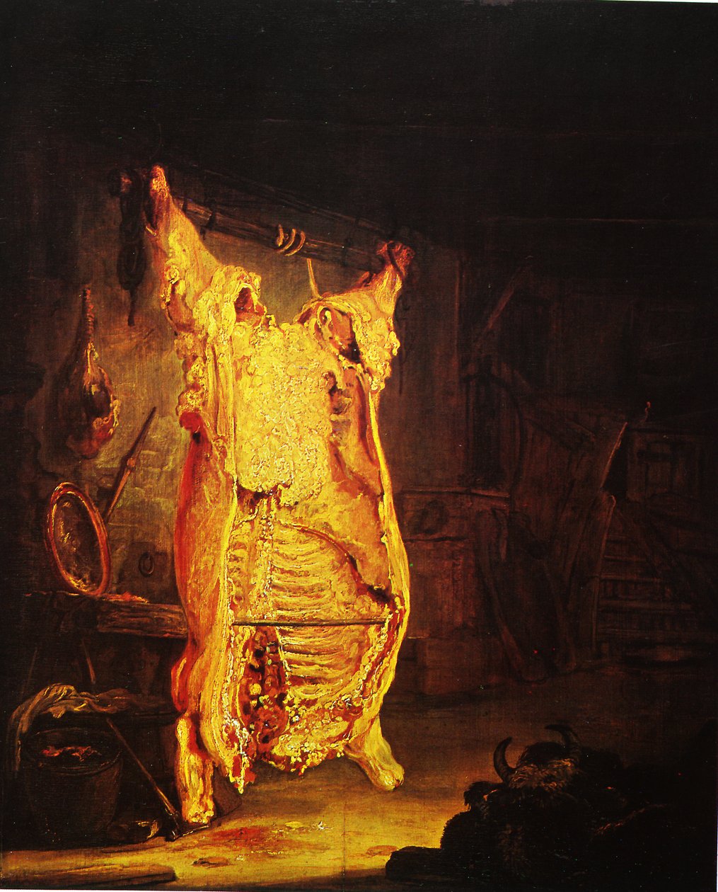 teurastettu härkä tekijältä Rembrandt van Rijn