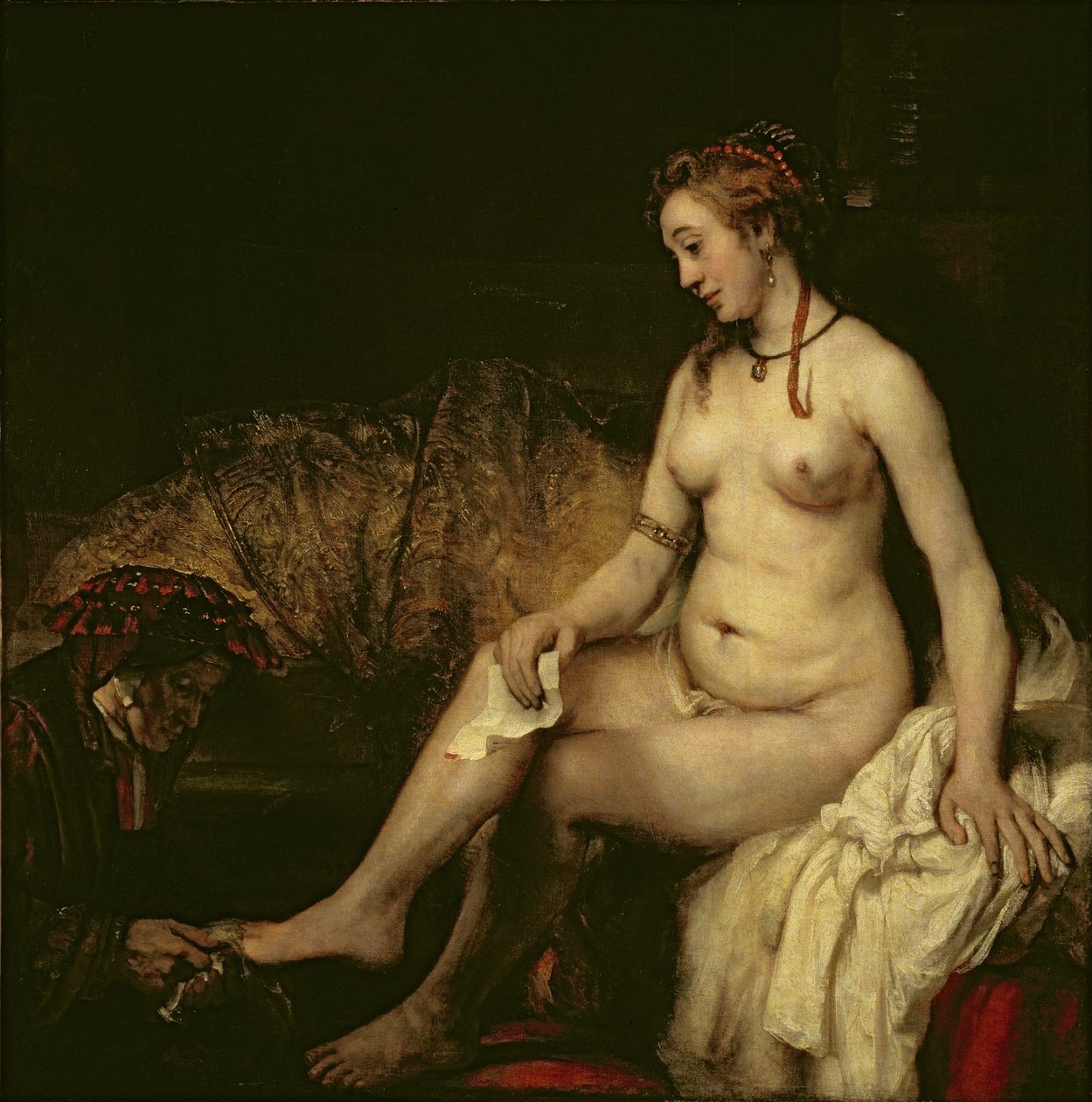 Bathsheba uiminen tekijältä Rembrandt van Rijn