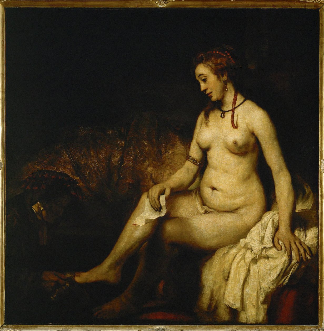 Bathsheba kylvyssä ... tekijältä Rembrandt Harmensz. van Rijn