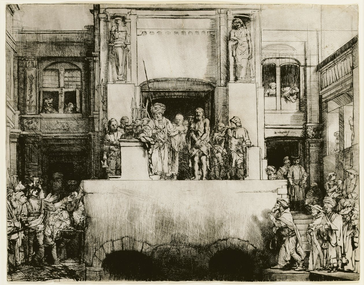 Kristus esitettiin kansalle tekijältä Rembrandt van Rijn