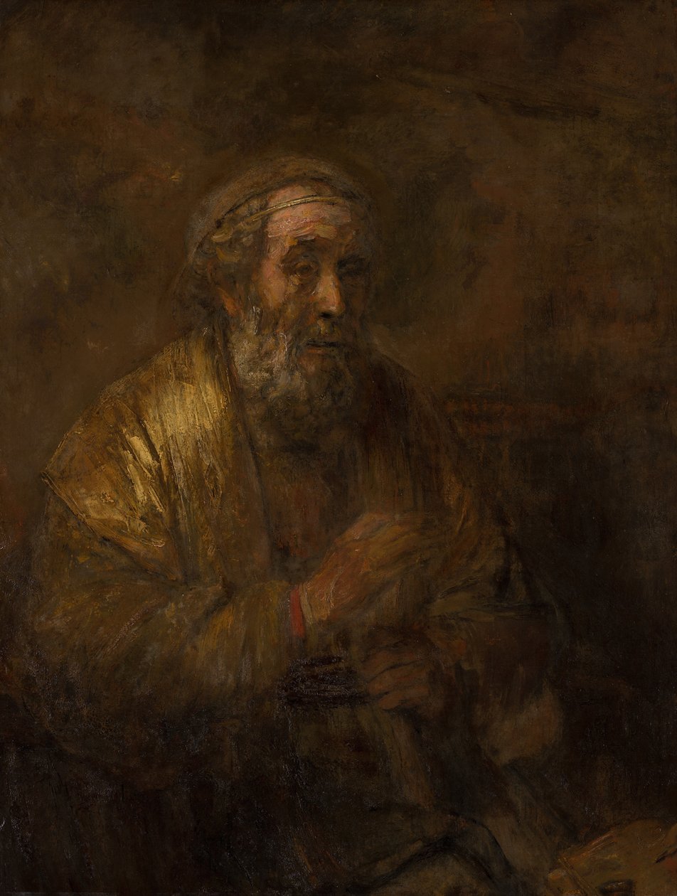 Homer sanelemassa virkailijalle tekijältä Rembrandt van Rijn