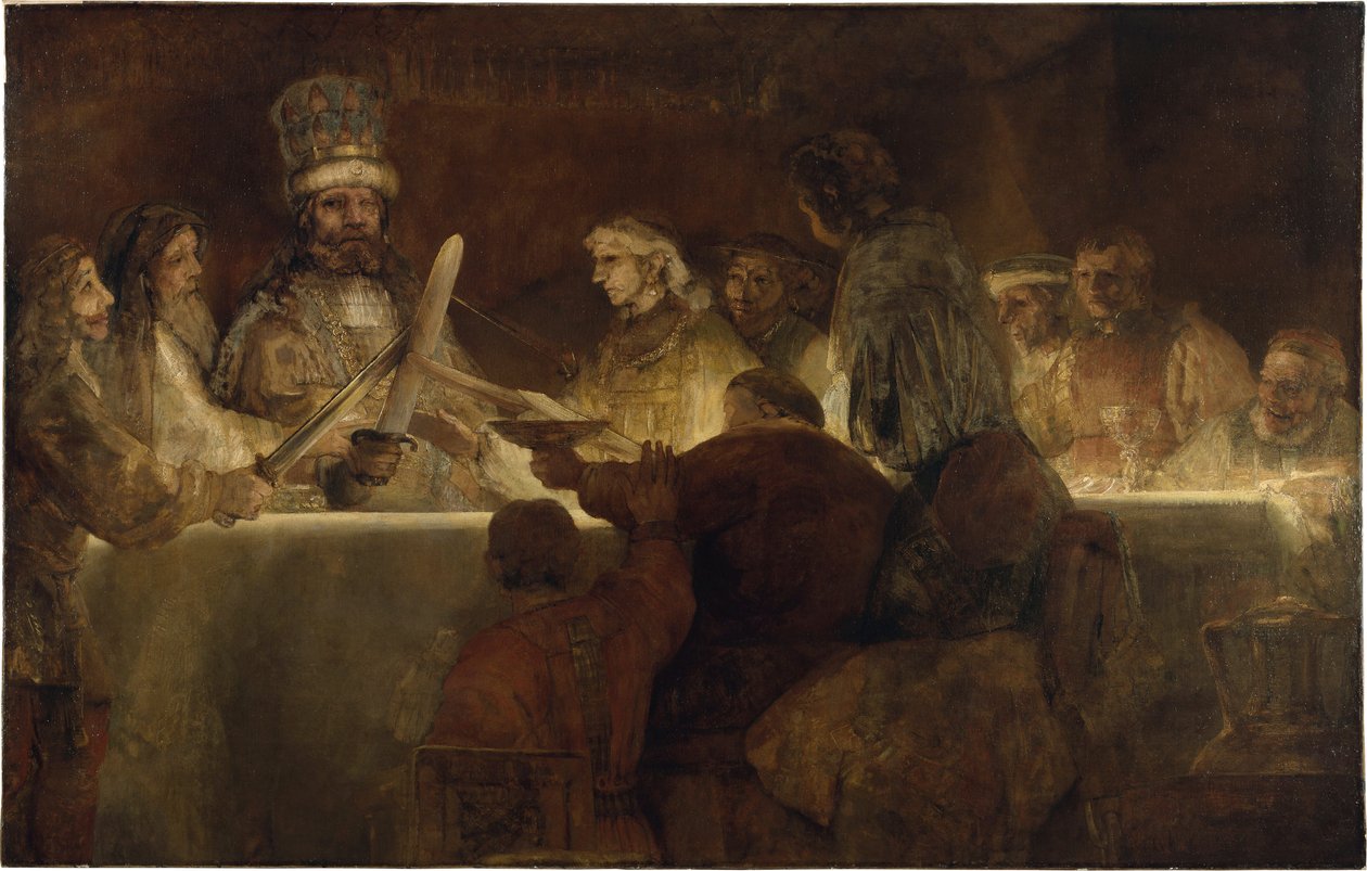 La revolte de Claude Civilis (Claudius Civilis, Gaius Julius Civilis tekijältä Rembrandt van Rijn