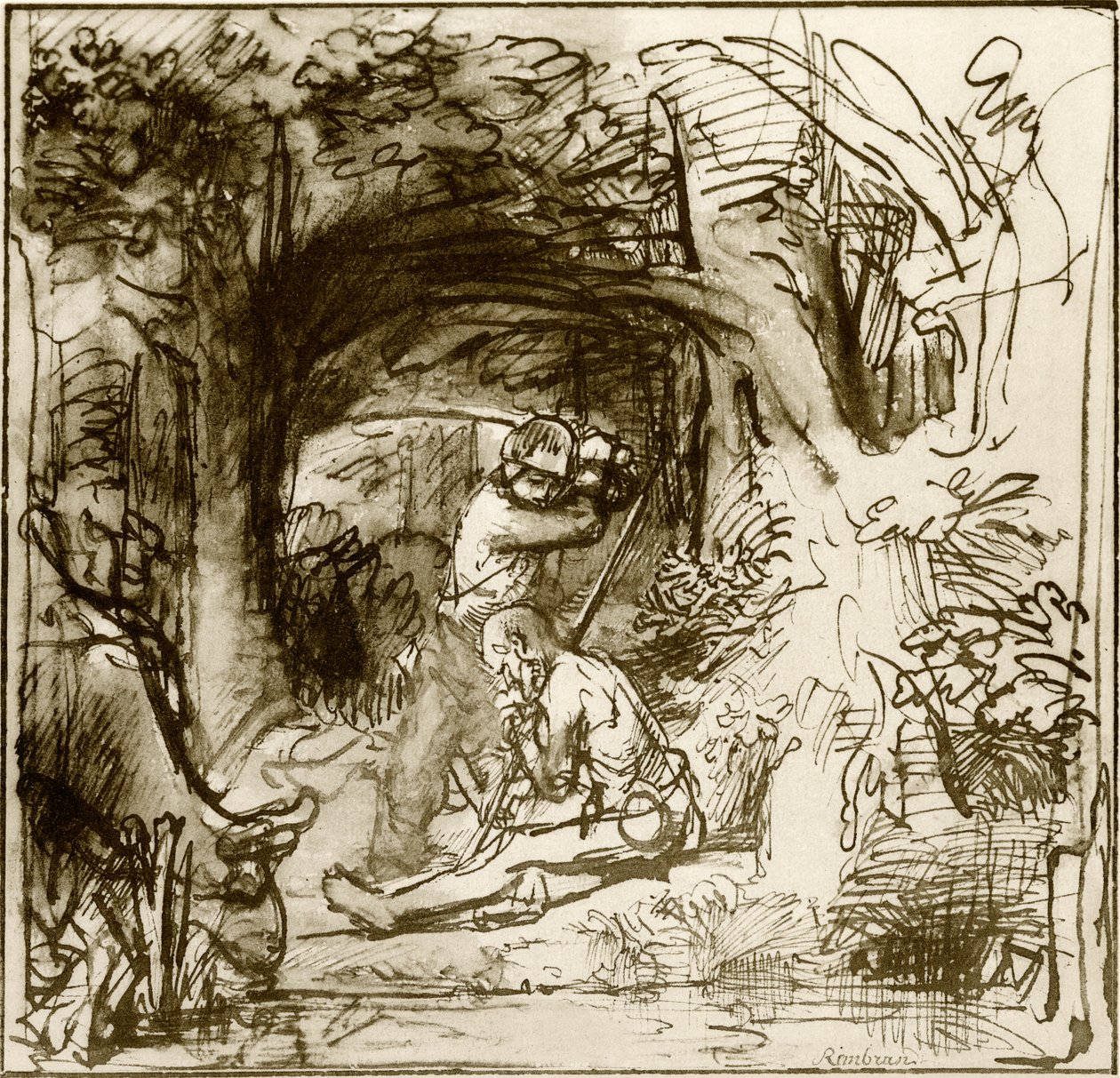 Elohopea tappaa Arguksen tekijältä Rembrandt Harmensz. van Rijn