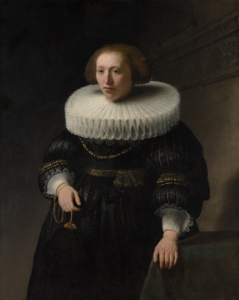 Naisen muotokuva, luultavasti Van Beresteynin perheen jäsen tekijältä Rembrandt van Rijn