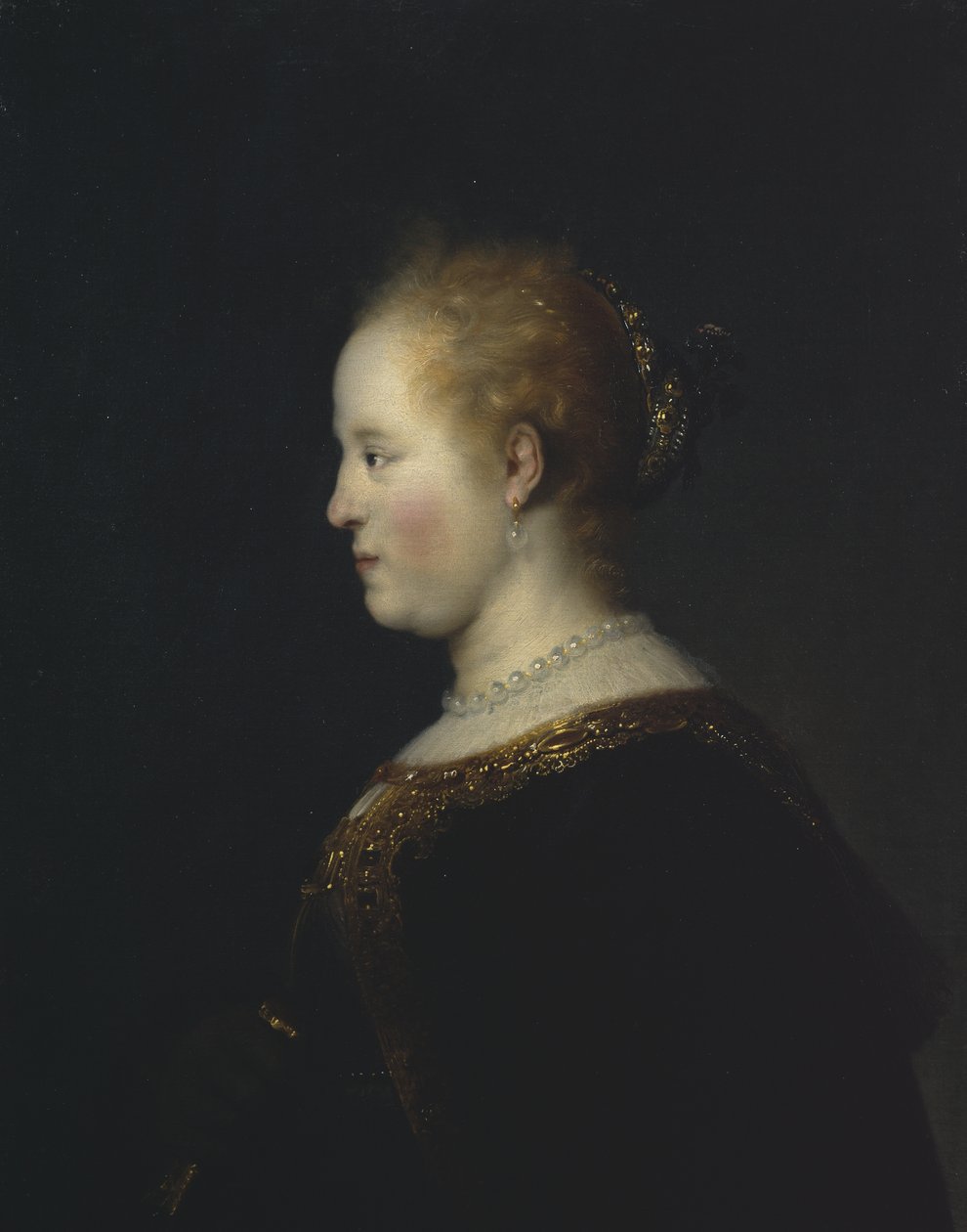 Nuoren naisen muotokuva, vuoden 1632 jälkeen tekijältä Rembrandt van Rijn