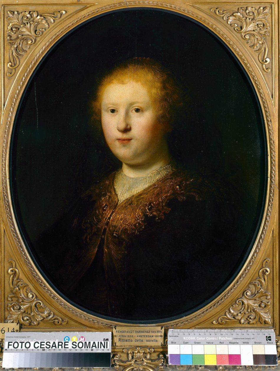 Nuoren naisen muotokuva tekijältä Rembrandt van Rijn