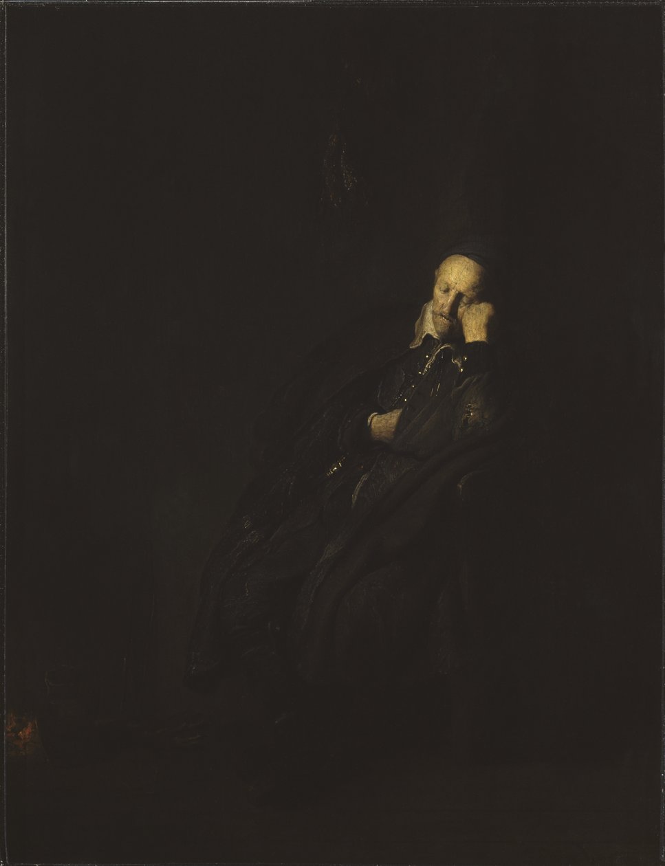 Vanhan miehen muotokuva, 1629 tekijältä Rembrandt van Rijn