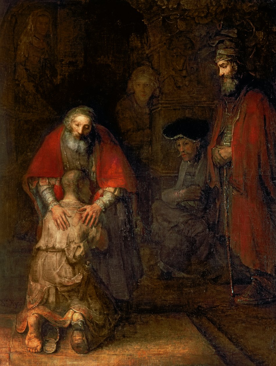 Tuhlaajapojan paluu, n. 1668–1669 (öljy kankaalle) tekijältä Rembrandt van Rijn