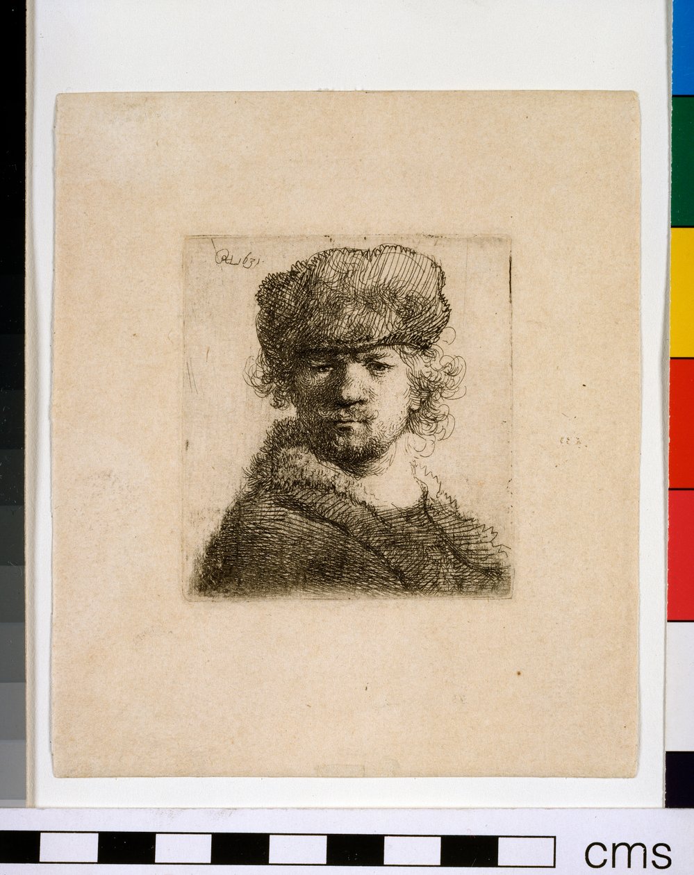 Omakuva raskaassa turkislakissa tekijältä Rembrandt van Rijn