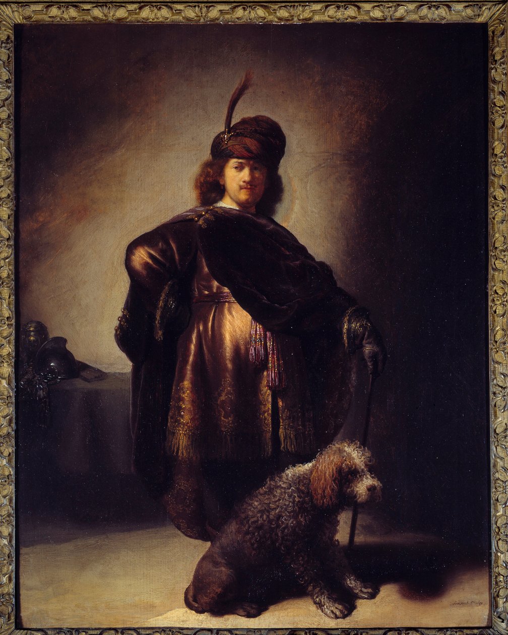 Omakuva itämaisessa asussa tekijältä Rembrandt van Rijn
