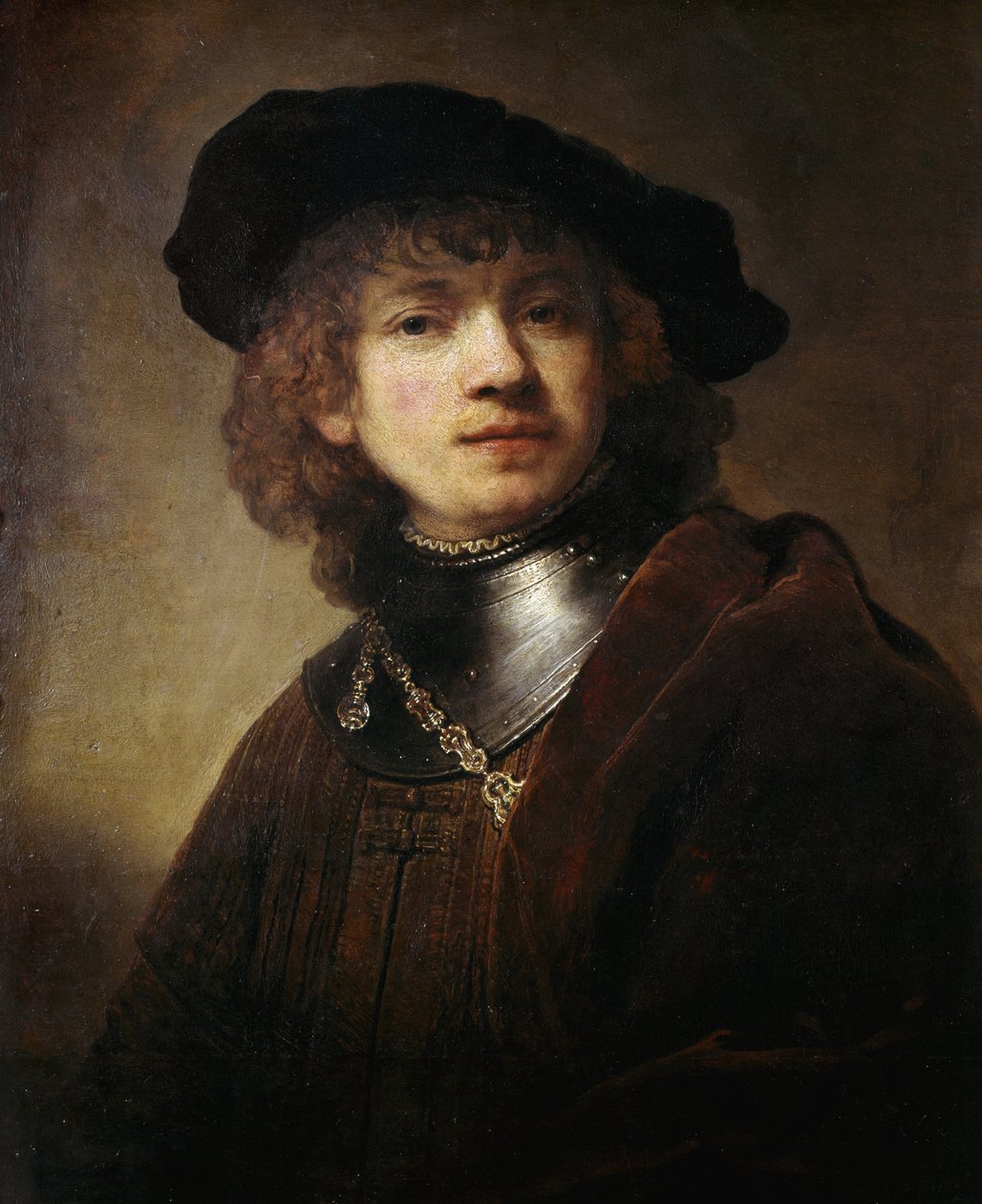Harmenszoon Van Rijn Rembrandtin omakuva Gorgerinin maalauksessa tekijältä Rembrandt van Rijn