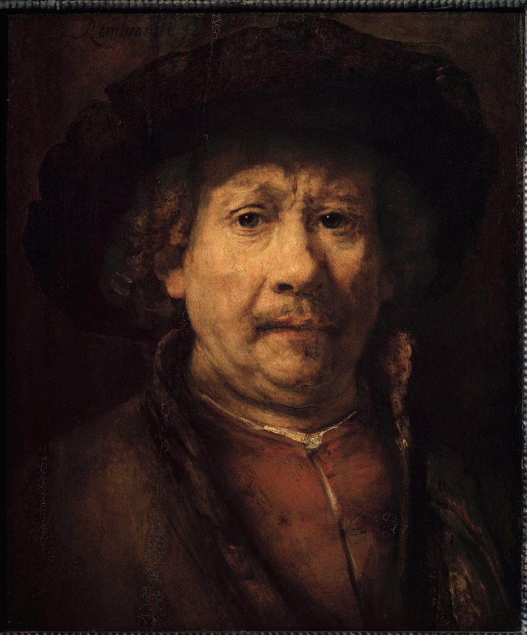 Pieni omakuva (maalaus, n. 1666) tekijältä Rembrandt van Rijn