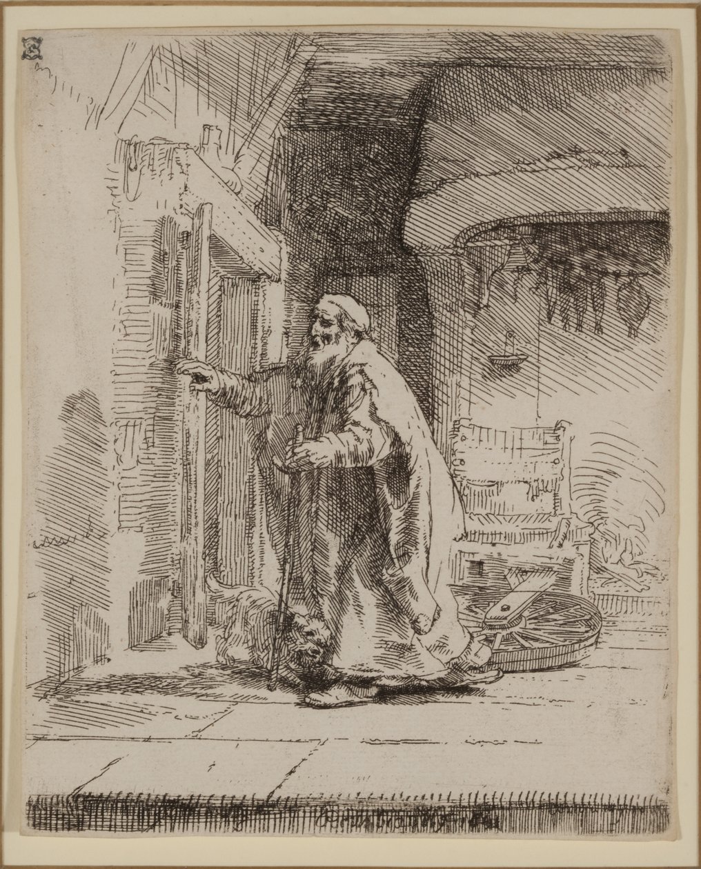 Tobitin sokeus: Isompi levy tekijältä Rembrandt van Rijn