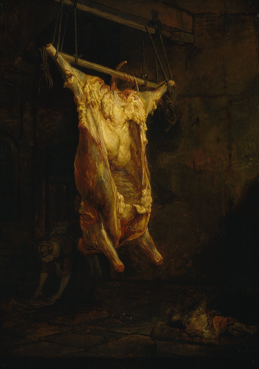 Härän ruho, 1630-luvun loppu (öljy paneelissa) tekijältä Rembrandt Harmensz. van Rijn
