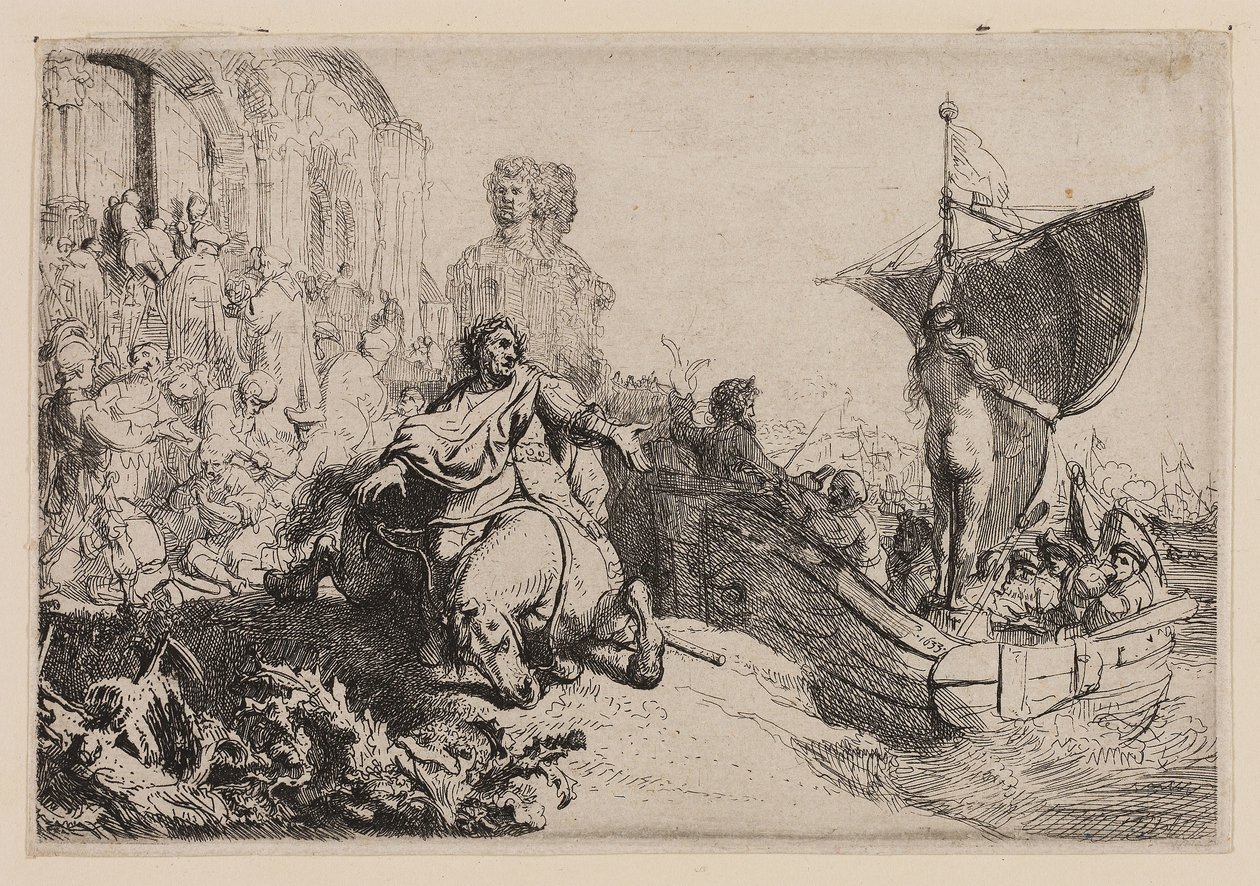 Onnenlaiva tekijältä Rembrandt Harmensz. van Rijn