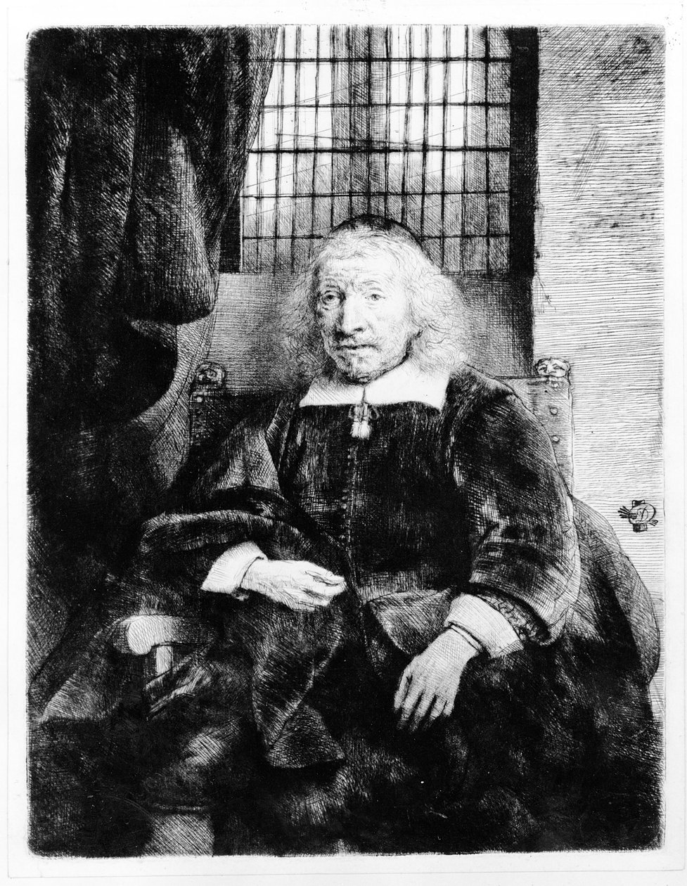 Thomas Haaringh, n. 1655 (etsaus) tekijältä Rembrandt van Rijn