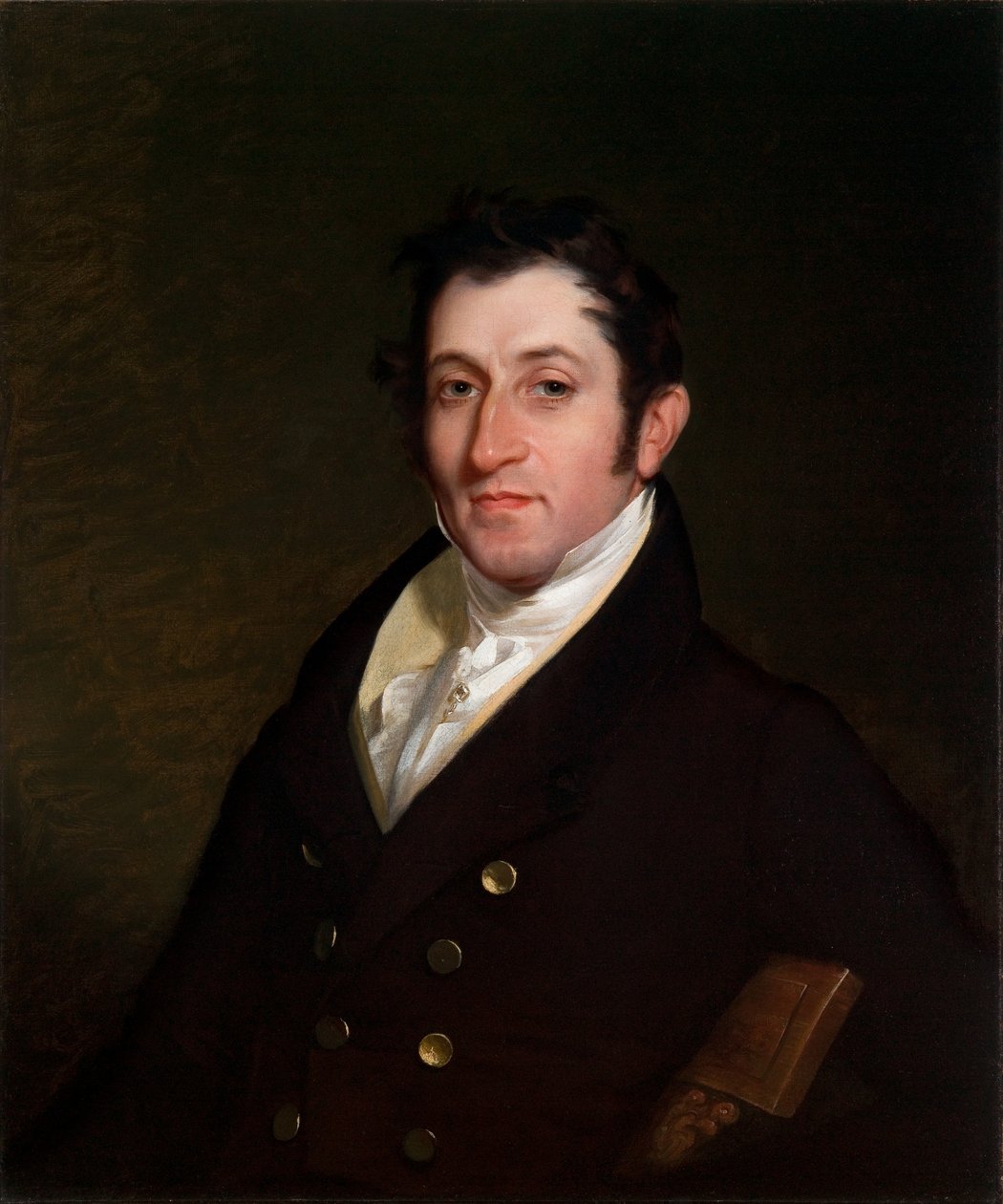 Eversti Mendes Cohen, noin 1838 (öljy kankaalle). tekijältä Rembrandt Peale