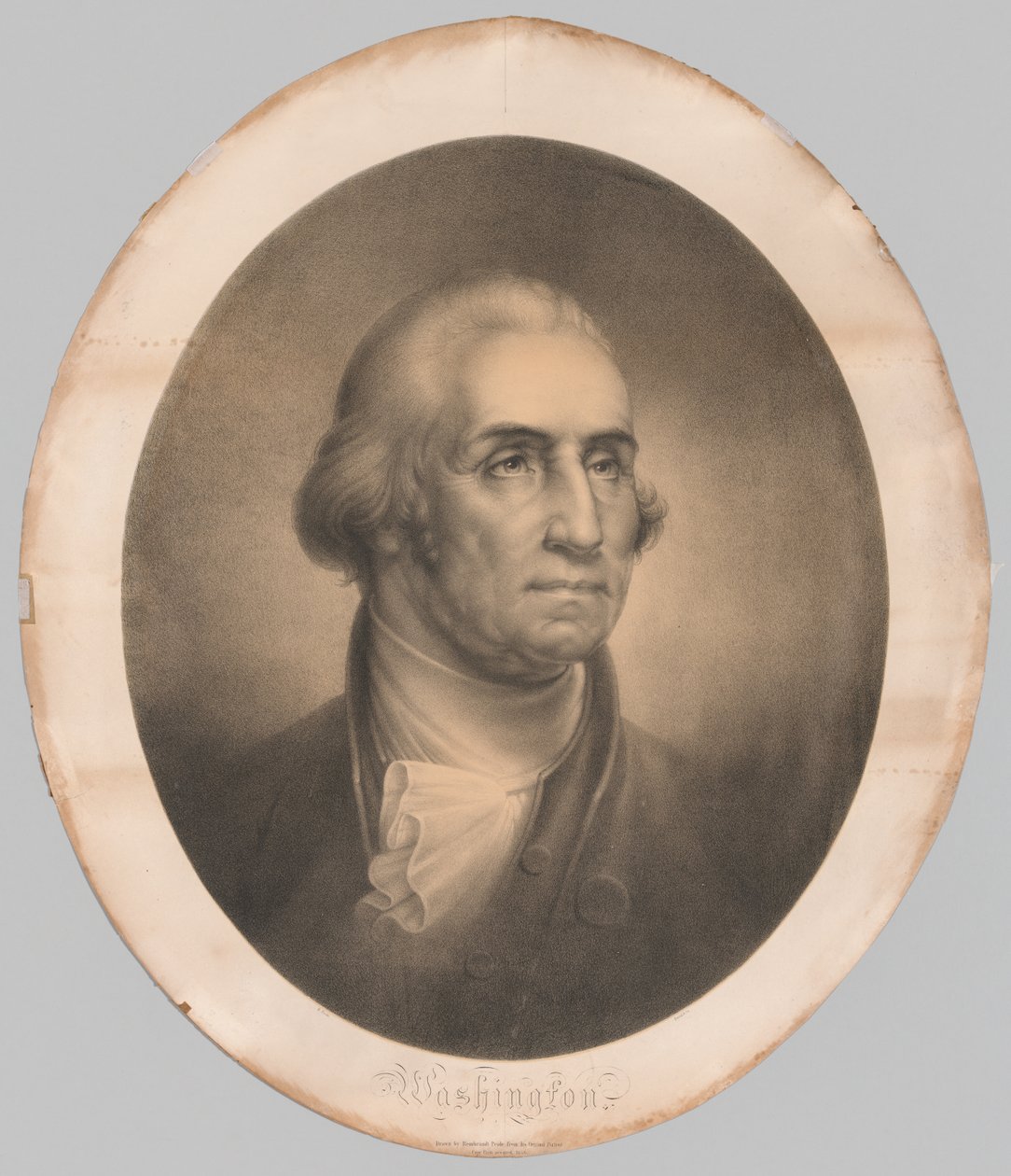 George Washingtonin johtaja, 1856. tekijältä Rembrandt Peale