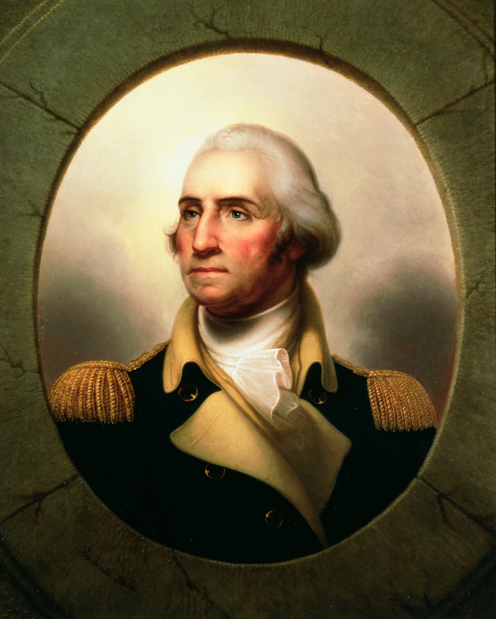 George Washingtonin muotokuva tekijältä Rembrandt Peale
