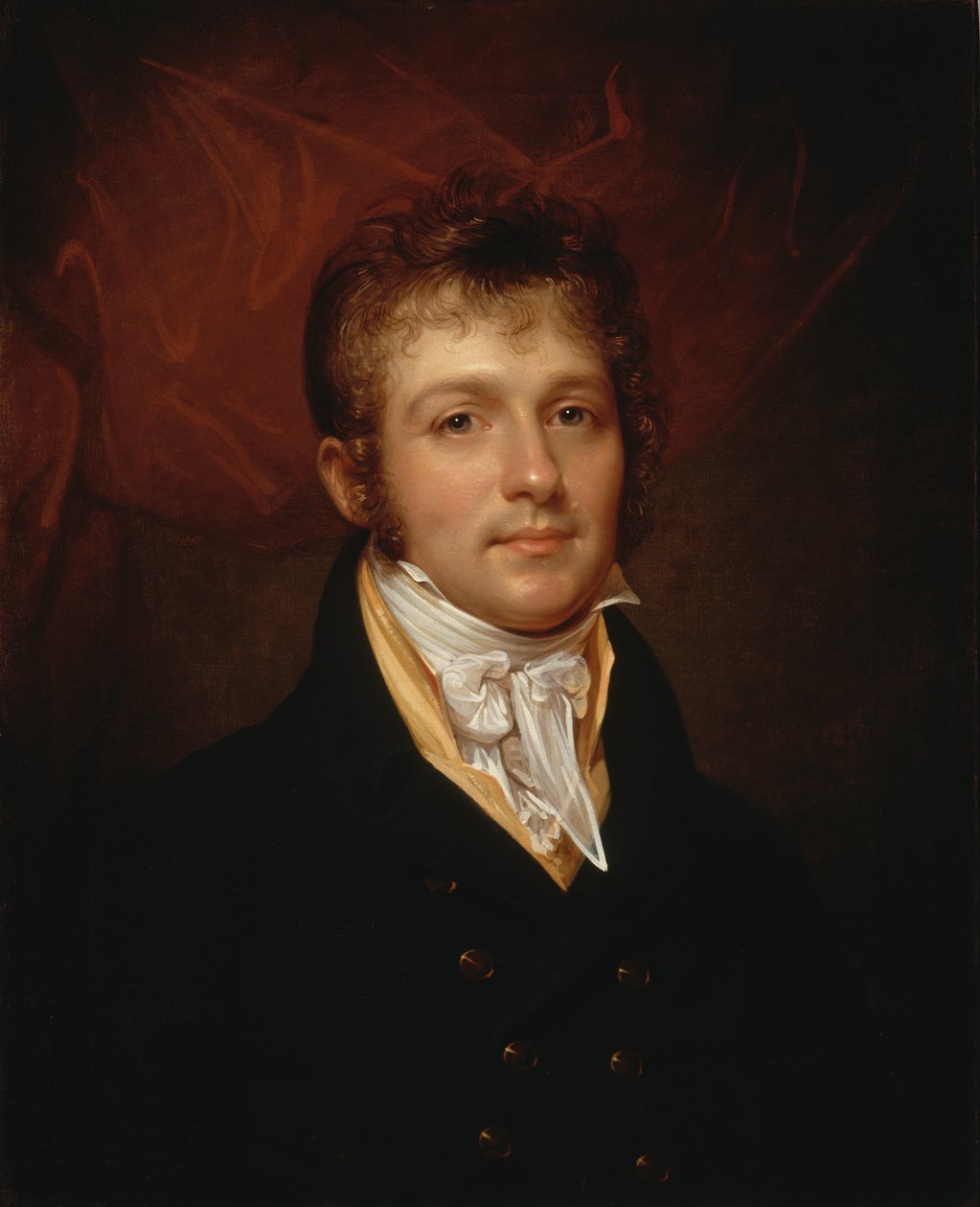 Muotokuva Edward Shippen Burdista Philadelphiasta, n. 1806-1808. tekijältä Rembrandt Peale