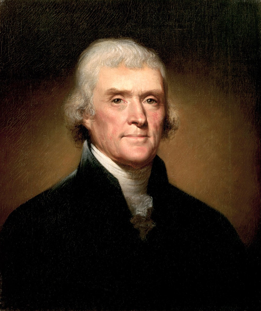 Thomas Jeffersonin muotokuva tekijältä Rembrandt Peale