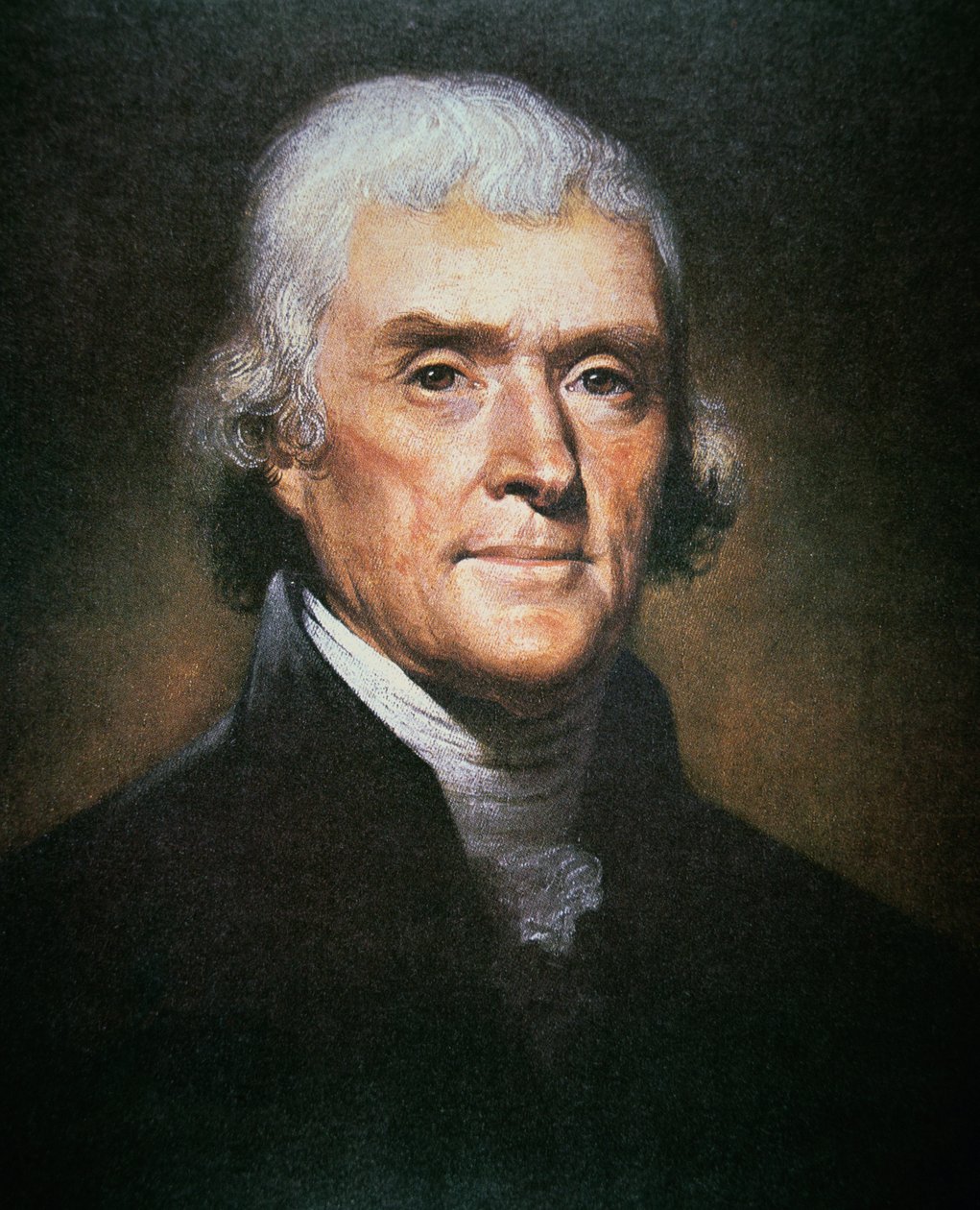 Thomas Jefferson (1743-1826) (väri litho) tekijältä Rembrandt Peale