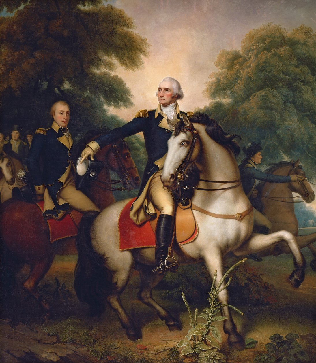 Washington vor Yorktown tekijältä Rembrandt Peale