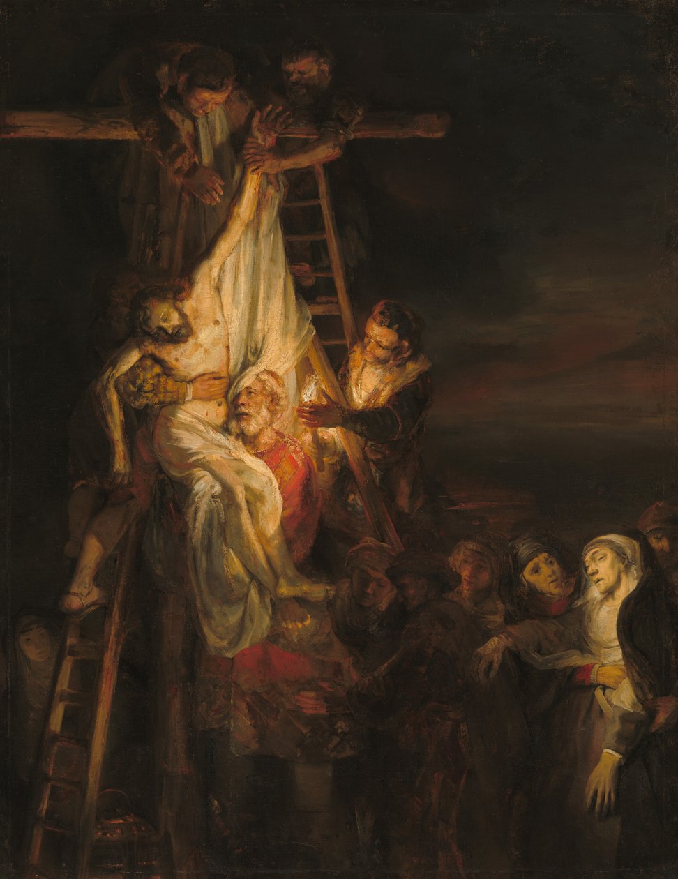 Laskeutuminen ristiltä tekijältä Rembrandt Workshop