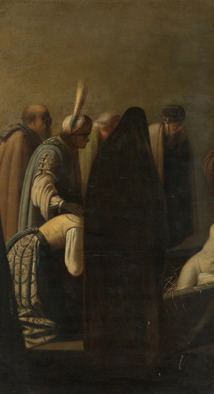 Lasaruksen herättäminen tekijältä Rembrandt van Rijn (school of)