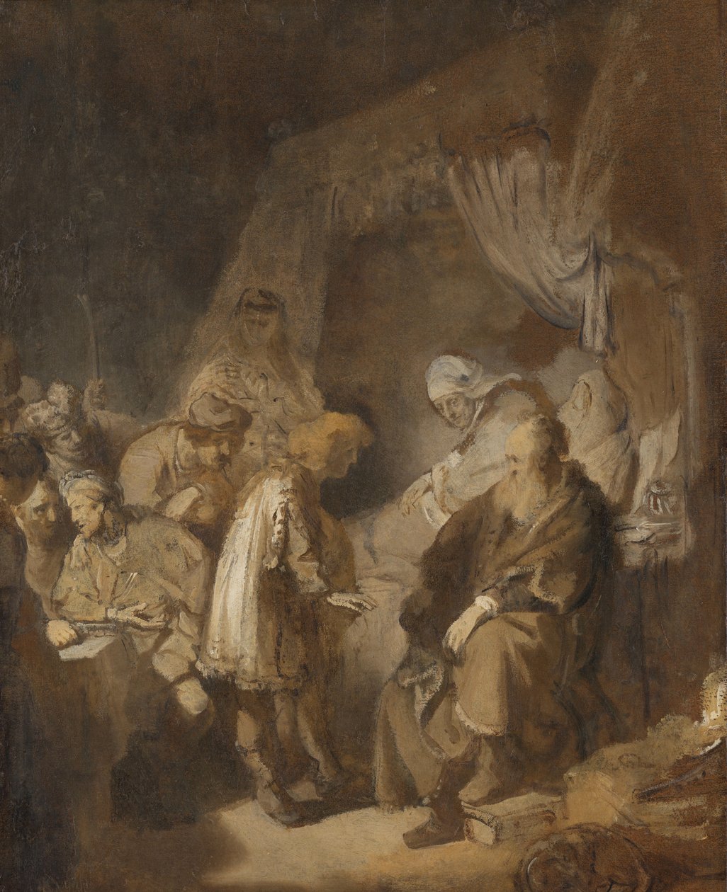 Joosef kertoi unistaan tekijältä Rembrandt van Rijn (signed by artist)