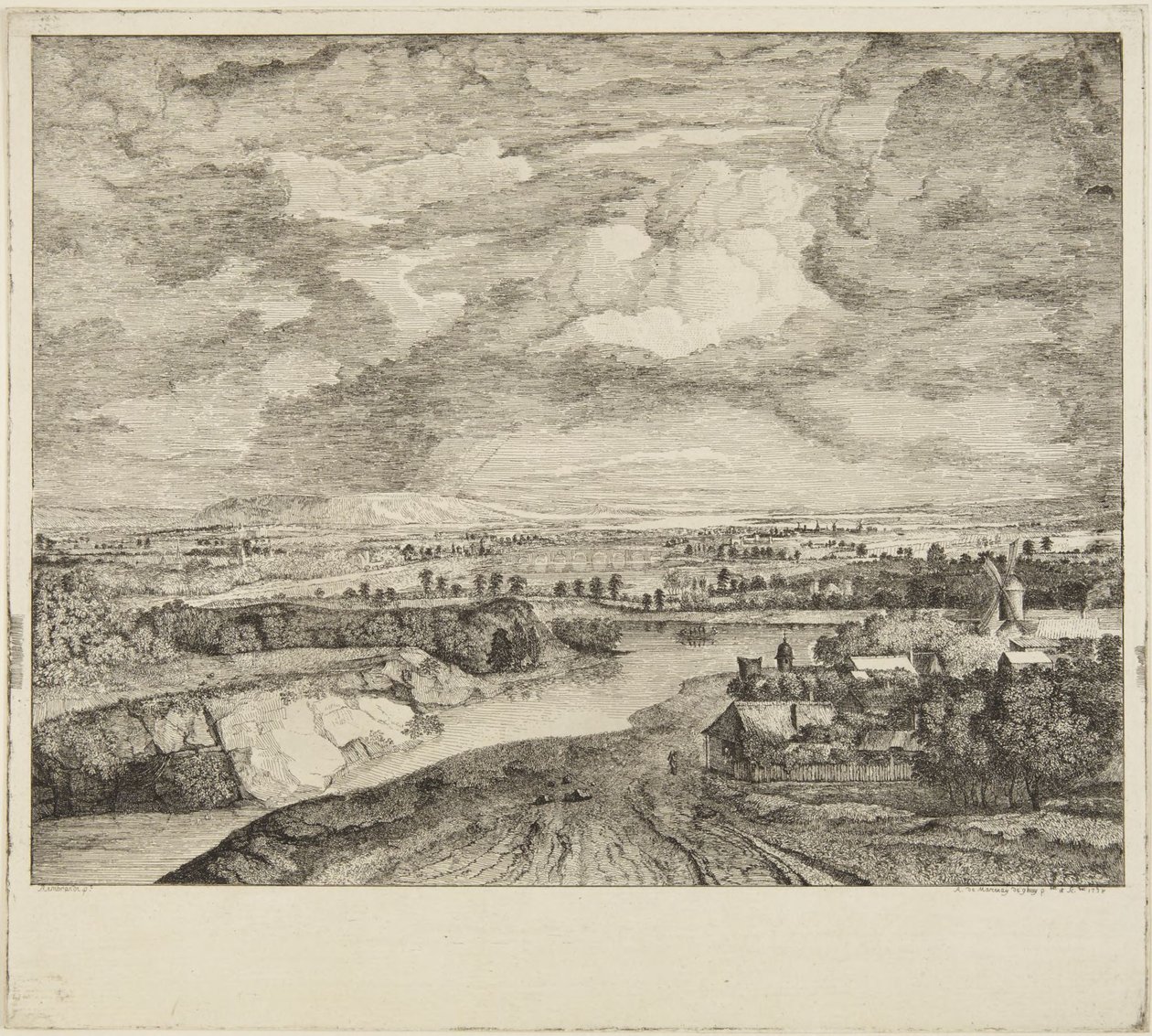"---- Myrsky" Rembrandtin mukaan tekijältä Rembrandt van Rijn