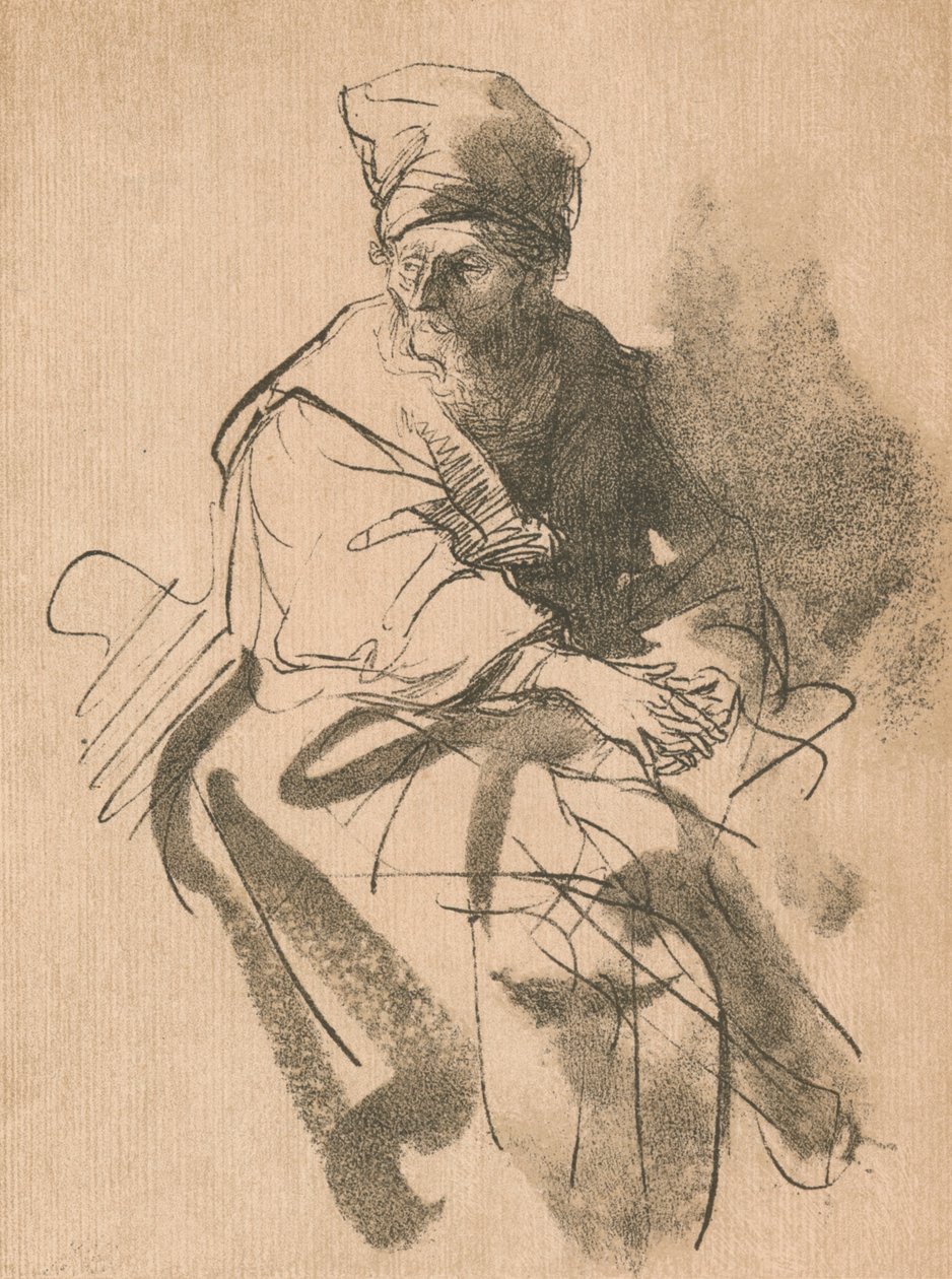 Tutkimus, 1600-luku, 1906 tekijältä Rembrandt van Rijn