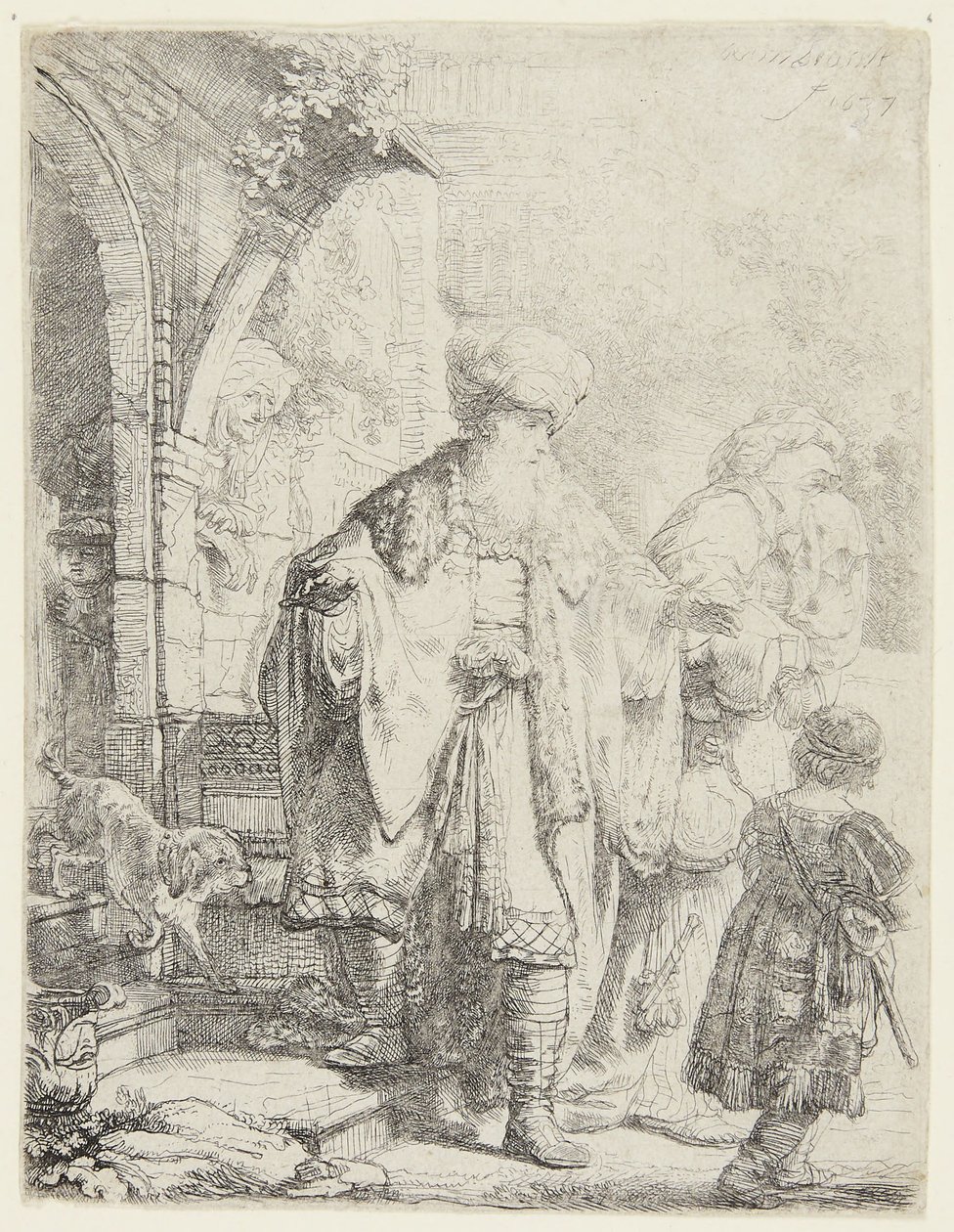 Abraham karkottaa Hagar ja Ismaelin tekijältä Rembrandt van Rijn