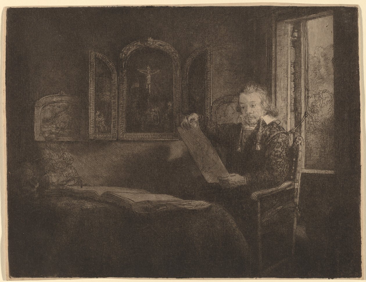 Abraham ranska tekijältä Rembrandt van Rijn