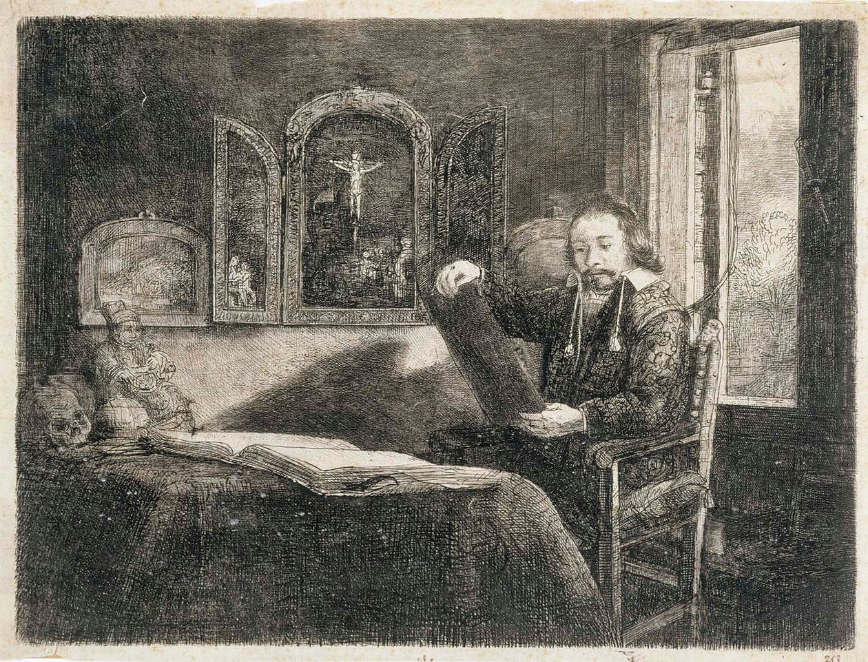 Abraham Francen, apteekkari tekijältä Rembrandt van Rijn