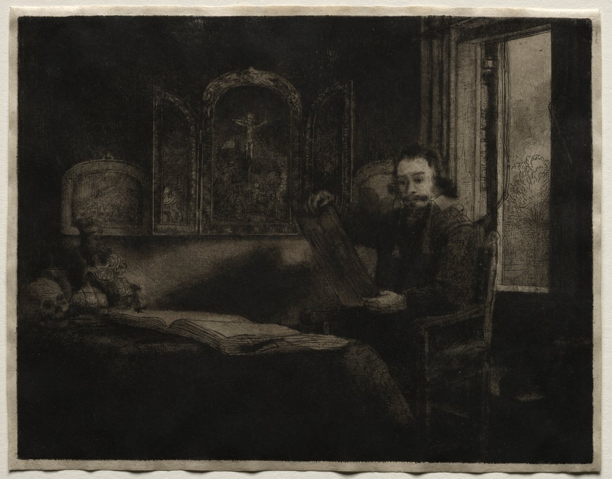 Abraham Francen, Apothecary, n. 1657. tekijältä Rembrandt van Rijn