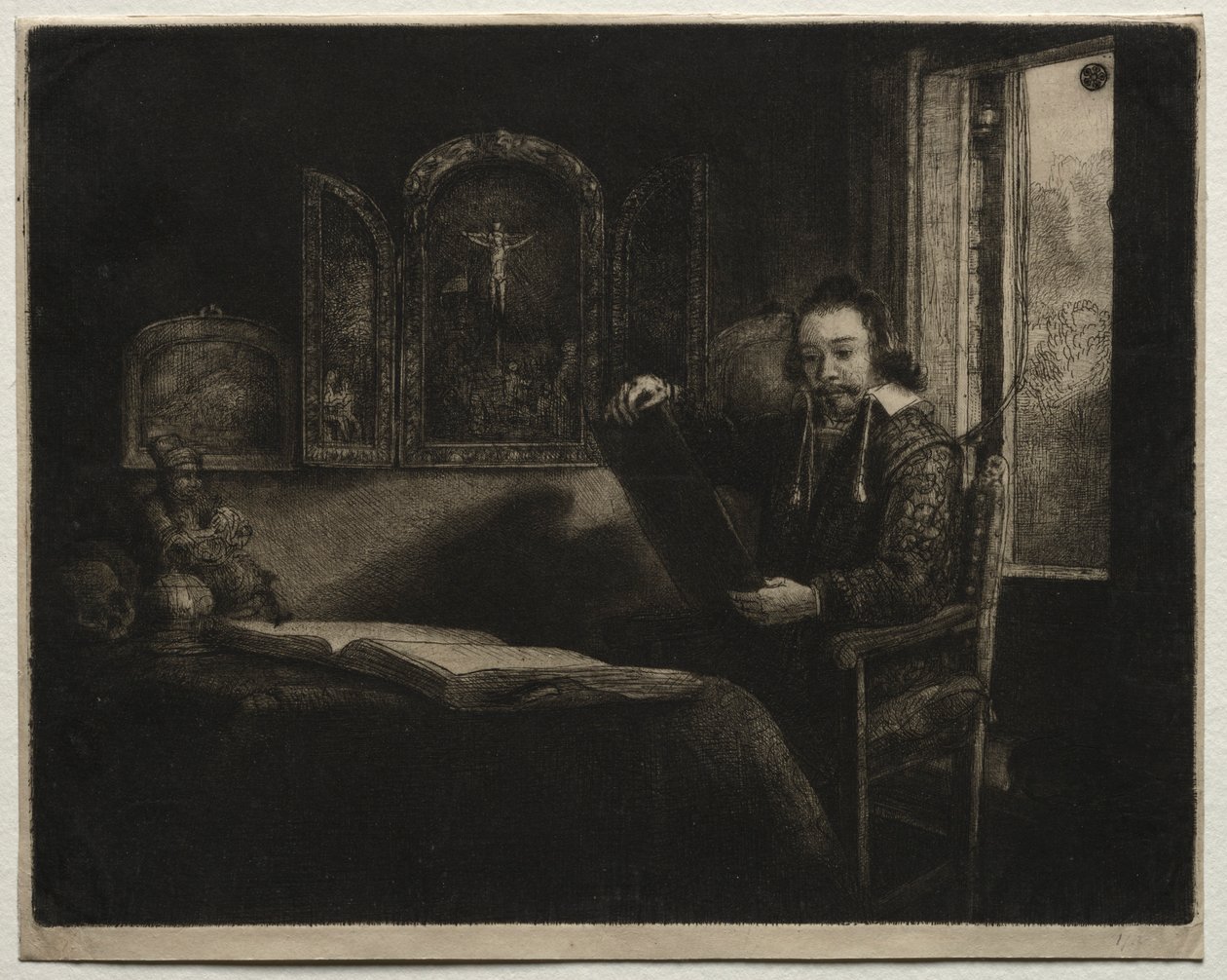Abraham Francen, Apothecary, n. 1657 tekijältä Rembrandt van Rijn